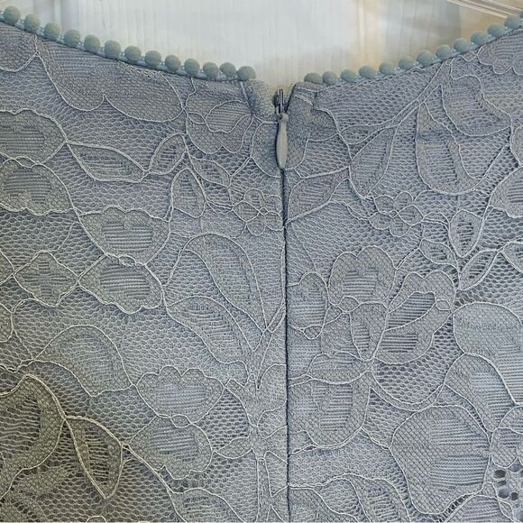 MUADRESS Women's Lace Cocktail Wedding Party Dress Gray Size Large - Picture 6 of 11